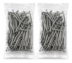 Kit 200 Pregos 17x21 Com Cabeça Para Madeira Marcenaria Kit 200 Pregos 17x21 Com Cabeça Para Madeira Marcenaria
