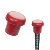 Kit 200 Protetor Ponta Vergalhão Plástica Pa Epi Seguranç Kit 200 Protetor Ponta Vergalhão Plástica Pa Epi Seguranç