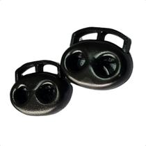 Kit 200 Regulador Passador 2 Furos Cordão Elástico Ajustável Para Mochilas Bolsas