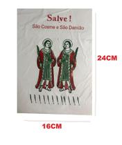 Kit 200 Sacos De Plástico Festa Cosme E Damião 16X24
