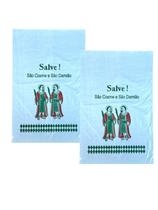 Kit 200 Sacos de Plástico Festa Cosme e Damião 18x28