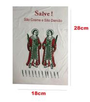 Kit 200 Sacos De Plástico Festa Cosme E Damião 18X28