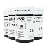 Kit 200 Tiras Reagentes para Teste de Glicose G-TECH Lite