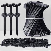Kit 200 Un Abraçadeira Fivela Automotiva Autotravante Nylon Kit 200 Un Abraçadeira Fivela Automotiva Autotravante Nylon