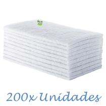 Kit 200 Unidades Fibra Macia Branca 23 cm x 10 cm de Limpeza Sem Riscos Para Superfícies Pintadas Fórmicas Cromados Inox Kit 200 Unidades Fibra Macia Branca 23 cm x 10 cm de Limpeza Sem Riscos Para Superfícies Pintadas Fórmicas Cromados Inox
