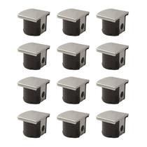 Kit 200 Unidades Suporte Invisível Uniblock Para Prateleiras 15mm Bigfer
