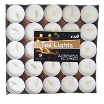 Kit 200 Velas Botão Pequenas Tea Light Rechaut Parafina Decoração Sala Natal