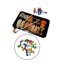 Kit 2000 Clips Suporte Pega Hashi Colorido Organizador Cozin