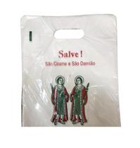 Kit 2000 Sacolas Plástica São Cosme E Damião Branca 33X24Cm Kit 2000 Sacolas Plástica São Cosme E Damião Branca 33X24Cm