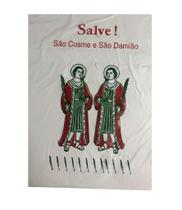 Kit 2000 Saquinhos de Plástico Festa Cosme e Damião 18x28