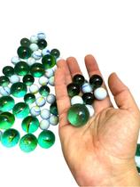 Kit 200un Bola de Gude tamanho Mista Leite Brinquedo Jogar