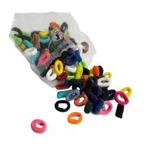 kit 200un Mini Xuxinha De Cabelo Colorida Rabicó infantil