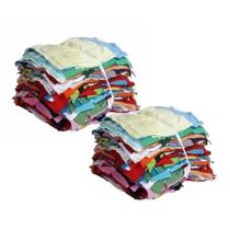 Kit 20kg De Trapo Estopa Pano De Limpeza Mecânico Costurado