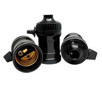 Kit 20PC Bocal Pendente Com Chave Terminal Preto - Foxlux