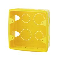 Kit 20PC Caixa de Luz Plastica 4x4 Amarela - Krona F.l