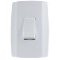 Kit 20PC Conj Placa 4x2 Inter 1 Tecla Simp 10a 250v Vert Slim - Ilumi Kit 20PC Conj Placa 4x2 Inter 1 Tecla Simp 10a 250v Vert Slim - Ilumi