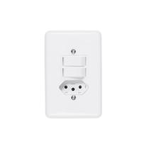 Kit 20PC Conj Placa 4x2 Stylus Int 2 Tcl Simp + 1tom 2p+t 10a - Ilumi