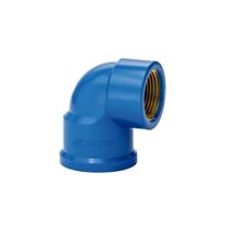 Kit 20PÇ Joelho Soldavel 25x3/4 90 Azul Bucha Latao - Krona