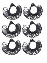 Kit 20Un Aneleira Plástica Medidor Anel Aliança Dedo Medidas