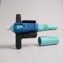 Kit 20un Conector Óptico Sc/upc 3 Posições Rosca + Gabarito Kit 20un Conector Óptico Sc/upc 3 Posições Rosca + Gabarito