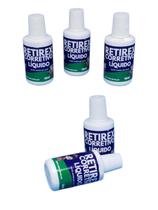 Kit 20un Corretivo Escolar Líquido 18ml Retirex cada frasco