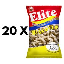 Kit 20un De Biscoito De Polvilho 100g ELITE