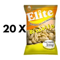 Kit 20un De Biscoito De Polvilho Escaldado 100g ELITE