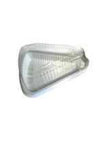 Kit 20un Embalagem Pet formato de fatia com tampa Kit 20un Embalagem Pet formato de fatia com tampa