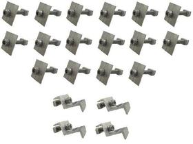 Kit 20un Grampo 16 Intermediários e 4 Finais Painel Placa Solar