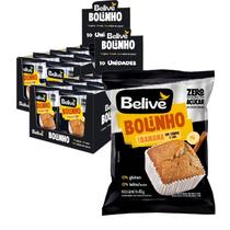 Kit 20x Bolinho BELIVE Banana, Canela e chia 40g s/ Gluten