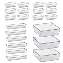 KIT 21 Organizadores de Acrílico Multiuso para Gavetas, Armários, Geladeiras Rebirth KIT 21 Organizadores de Acrílico Multiuso para Gavetas, Armários, Geladeiras Rebirth