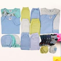 Kit 21 Pçs Maternidade Roupa De Bebê Menina E Menino Kit 21 Pçs Maternidade Roupa De Bebê Menina E Menino