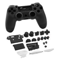 Kit 21 Peças Botões e Carcaça Para Controle Compatível Com Playstation 4 Preta Kit 21 Peças Botões e Carcaça Para Controle Compatível Com Playstation 4 Preta