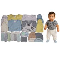 Kit 21 Peças Maternidade Roupa De Bebê Menina E Menino