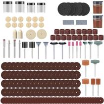 Kit 210 Acessórios Micro Retífica Mini Furadeira Lixadeira