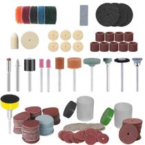 Kit 212 Acessórios Lixar Polir Cortar Para Micro Retíficas