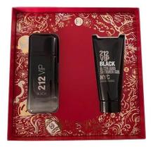 Kit 212 vip black eau de parfum 100ml + gel para banho 100ml Kit 212 vip black eau de parfum 100ml + gel para banho 100ml