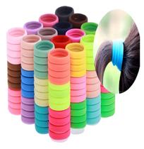 Kit 216 Elástico Para Cabelo Tipo Rabicó Xuxinha Coloridas
