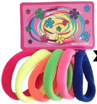 Kit 216 Elásticos Coloridos Xuxinha Para Cabelo Infantil