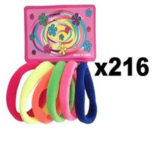 Kit 216 Elásticos Coloridos Xuxinha Para Cabelo Infantil