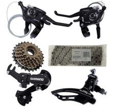 Kit 21v Bicicleta 29 E 26 Câmbios Shimano Catraca Rapid Fire - Shimano / Paco