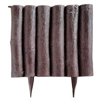 Kit 22 Cercas Decorativa Jardim De Plástico Marron 7 mts Kit 22 Cercas Decorativa Jardim De Plástico Marron 7 mts