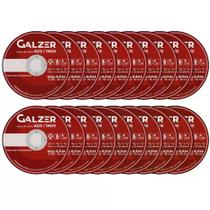 Kit 22 Disco de corte fino Aço/inox 4.1/2 - Galzer Kit 22 Disco de corte fino Aço/inox 4.1/2 - Galzer