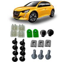 Kit 22 Grampos Presilhas Parabarro Dianteiro 208 2020/2023 Kit 22 Grampos Presilhas Parabarro Dianteiro 208 2020/2023
