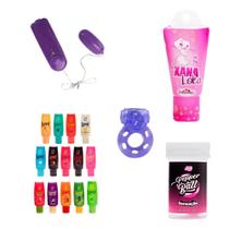 Kit 22 Sex Shop 4 Itens do Prazer