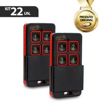 Kit 22un Controles Remoto Código Rolante Ppa Zap 4b Laranja/Preto
