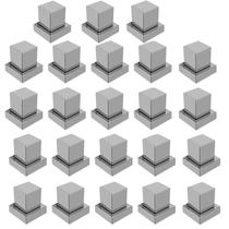 Kit 23 Acabamento P/ Reg Quadrado Cromado Abs 1/2 Ou 3/4