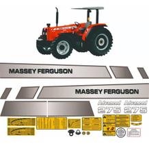 Kit 23 Adesivos Vinil UV Massey Ferguson MF275 Advanced