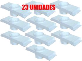 Kit 23 Caixa Passagem Embutir Spot Led Laje Plafon 7w Par20