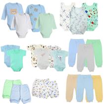 Kit 23 Pçs Enxoval Roupa Bebê Meia Estação Menino Menina Kit 23 Pçs Enxoval Roupa Bebê Meia Estação Menino Menina